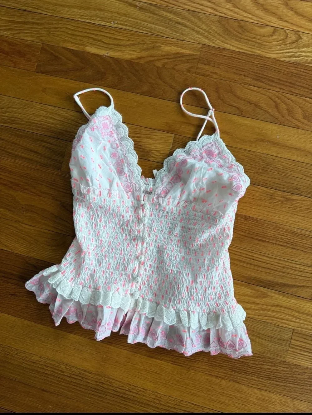 New Free People Love Letter Tank Size M